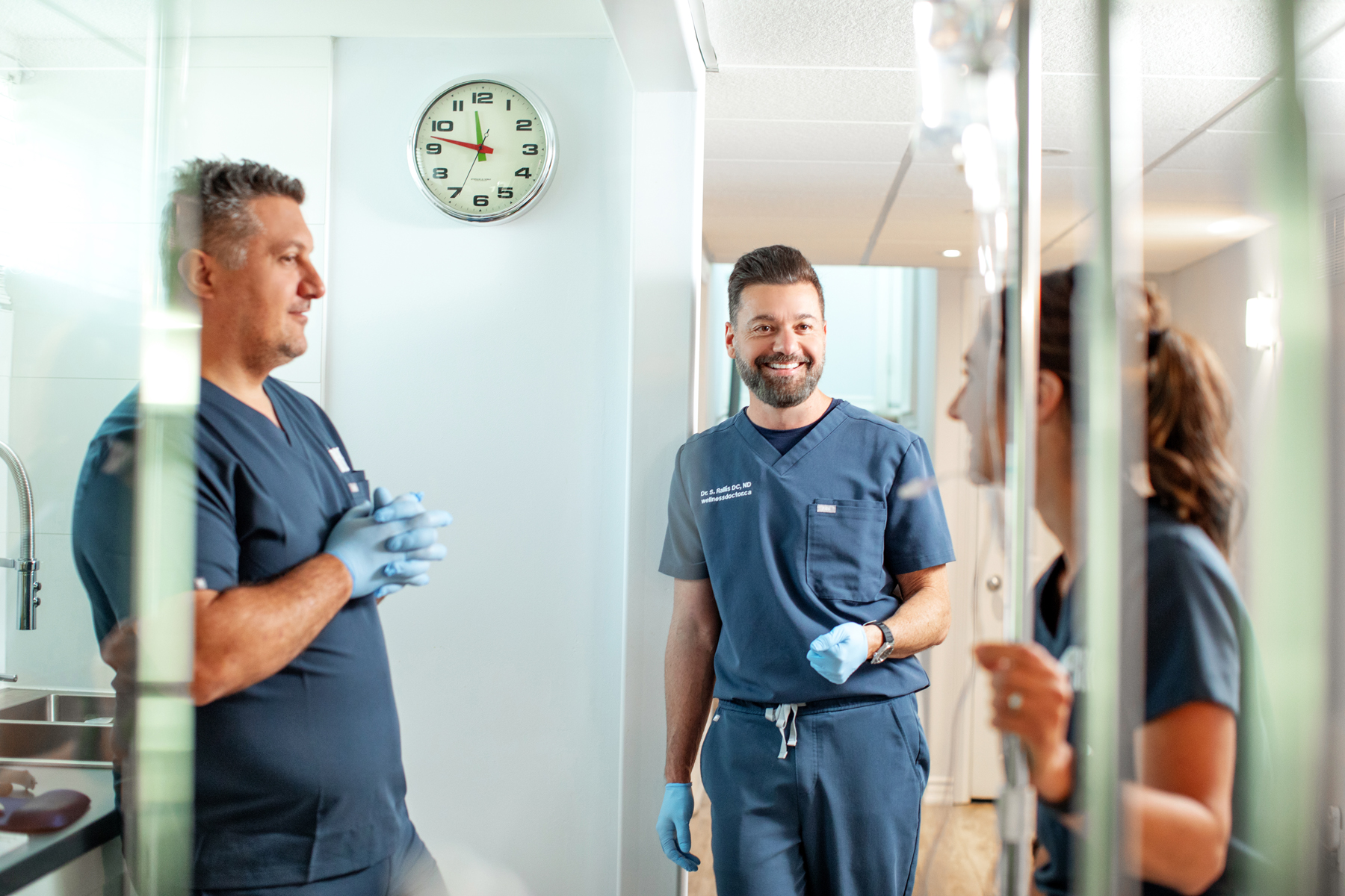 Dr. Steve Rallis in the clinic