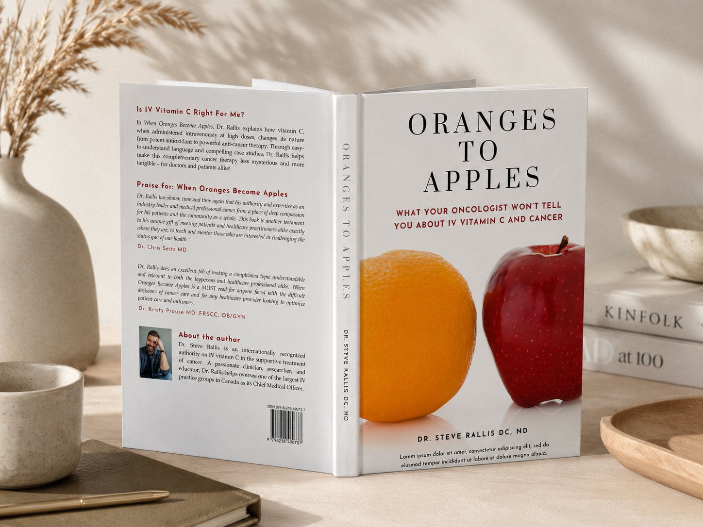 When Oranges Become Apples — book mockup